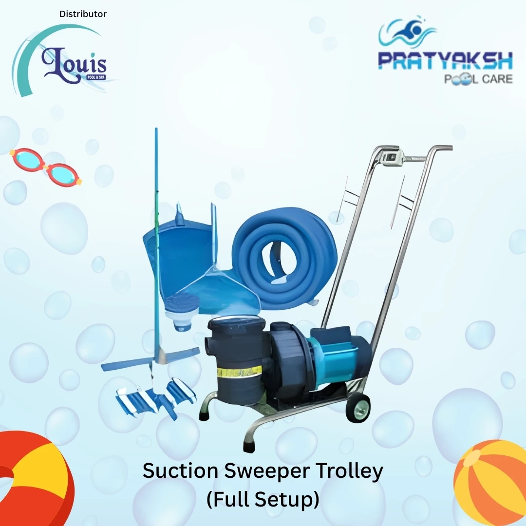 Suction Sweeper Trolley (Full Setup)