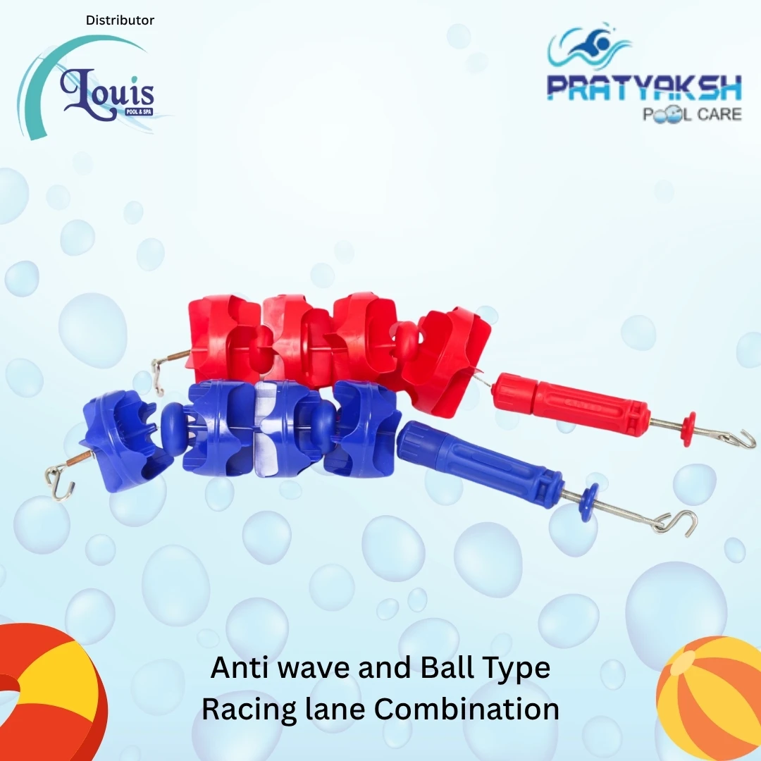 Anti Wave and Ball Type Racing Lane Combination