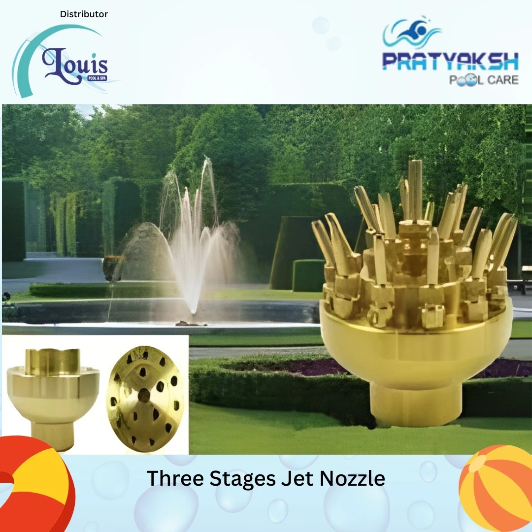 Three Stages Jet Nozzle